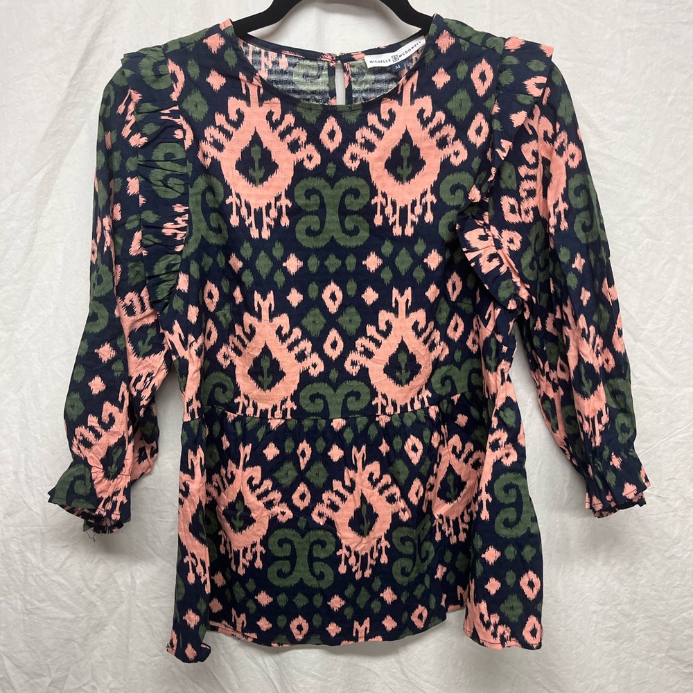 Michelle McDowell Long Sleeve Top Medium